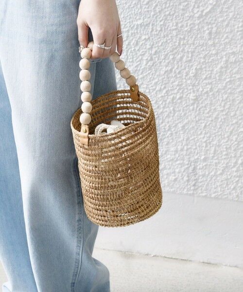 SHIPS / シップス かごバック | TARANGO: ボール ハンドル バケツ カゴ バッグ | 詳細2