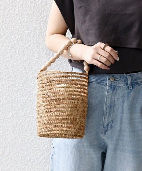 SHIPS / シップス かごバック | TARANGO: ボール ハンドル バケツ カゴ バッグ | 詳細4