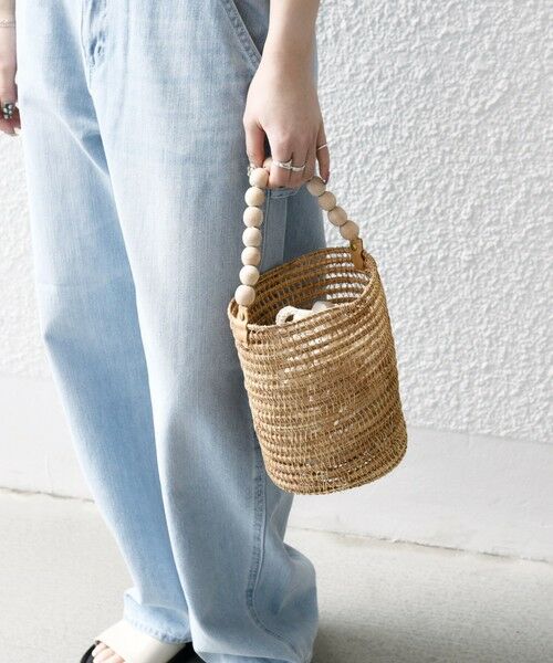 SHIPS / シップス かごバック | TARANGO: ボール ハンドル バケツ カゴ バッグ | 詳細5