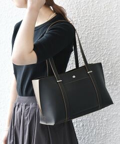 SHIPS / シップス トートバッグ | SHIPS any: バイカラー スクエア ボストン バッグ