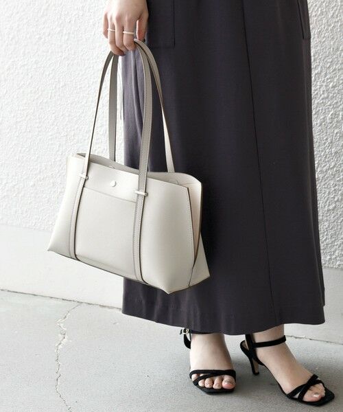 SHIPS / シップス トートバッグ | SHIPS any: バイカラー スクエア ボストン バッグ | 詳細2