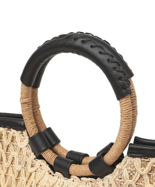 SHIPS / シップス トートバッグ | SHIPS any: マルチボーダー クロシェ ペーパー トート バッグ | 詳細8