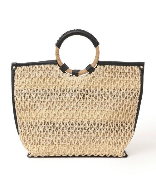 SHIPS / シップス トートバッグ | SHIPS any: マルチボーダー クロシェ ペーパー トート バッグ | 詳細5