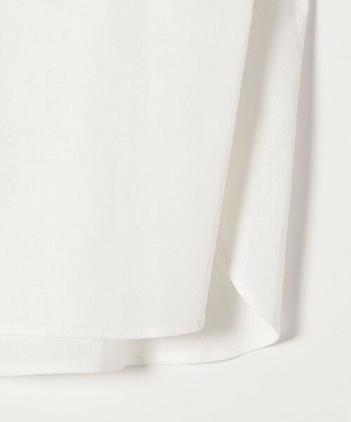 SHIPS / シップス シャツ・ブラウス | SHIPS any:〈洗濯機可能〉リネン コットン バンドカラー フレンチスリーブ ポケット シャツ | 詳細18