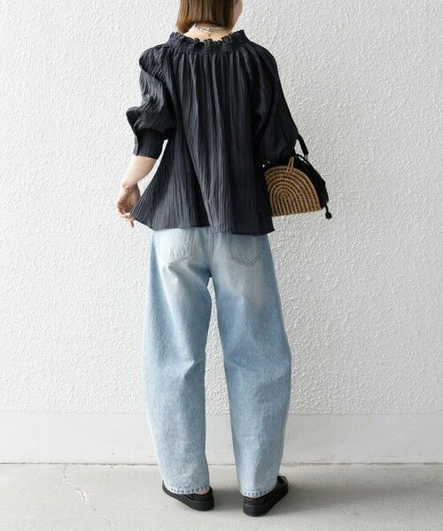 SHIPS / シップス シャツ・ブラウス | SHIPS any:〈洗濯機可能〉ピンタック ジャカード ギャザー ブラウス | 詳細17