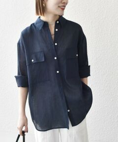 SHIPS / シップス シャツ・ブラウス | SHIPS any:〈洗濯機可能〉シアー リボン レギュラーカラー ポケット シャツ