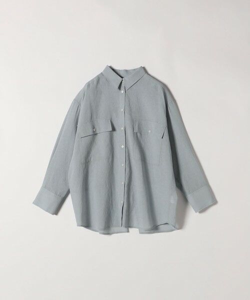 SHIPS / シップス シャツ・ブラウス | SHIPS any:〈洗濯機可能〉シアー リボン レギュラーカラー ポケット シャツ | 詳細19