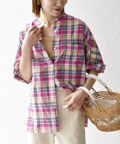 SHIPS / シップス シャツ・ブラウス | SHIPS any:〈洗濯機可能〉マドラス チェック オーバーサイズ シャツ