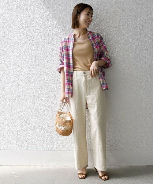 SHIPS / シップス シャツ・ブラウス | SHIPS any:〈洗濯機可能〉マドラス チェック オーバーサイズ シャツ | 詳細1