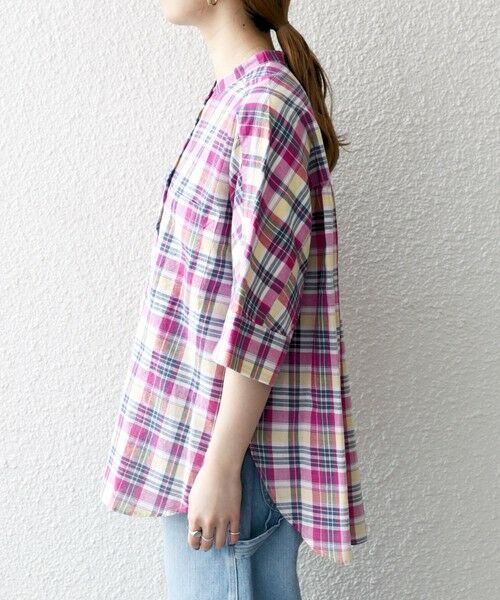 SHIPS / シップス シャツ・ブラウス | SHIPS any:〈洗濯機可能〉マドラス チェック オーバーサイズ シャツ | 詳細12