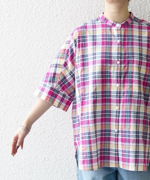 SHIPS / シップス シャツ・ブラウス | SHIPS any:〈洗濯機可能〉マドラス チェック オーバーサイズ シャツ | 詳細14