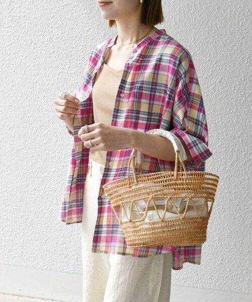 SHIPS / シップス シャツ・ブラウス | SHIPS any:〈洗濯機可能〉マドラス チェック オーバーサイズ シャツ | 詳細3