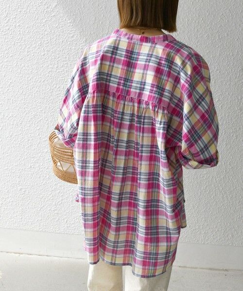 SHIPS / シップス シャツ・ブラウス | SHIPS any:〈洗濯機可能〉マドラス チェック オーバーサイズ シャツ | 詳細5