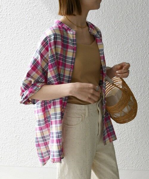 SHIPS / シップス シャツ・ブラウス | SHIPS any:〈洗濯機可能〉マドラス チェック オーバーサイズ シャツ | 詳細6