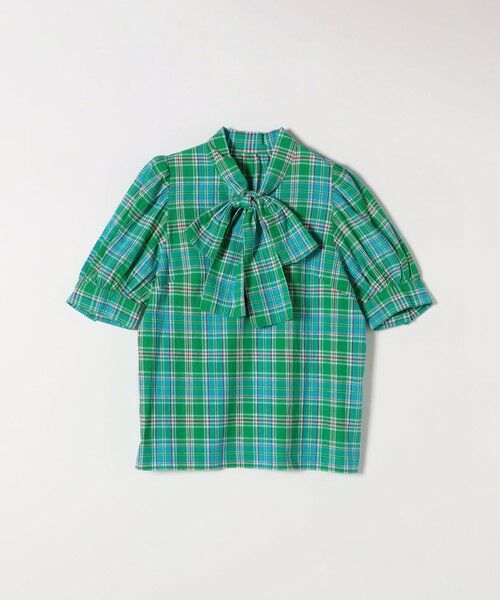 SHIPS / シップス シャツ・ブラウス | SHIPS any:〈洗濯機可能〉マドラス チェック ボウタイ パフスリーブ ブラウス | 詳細20