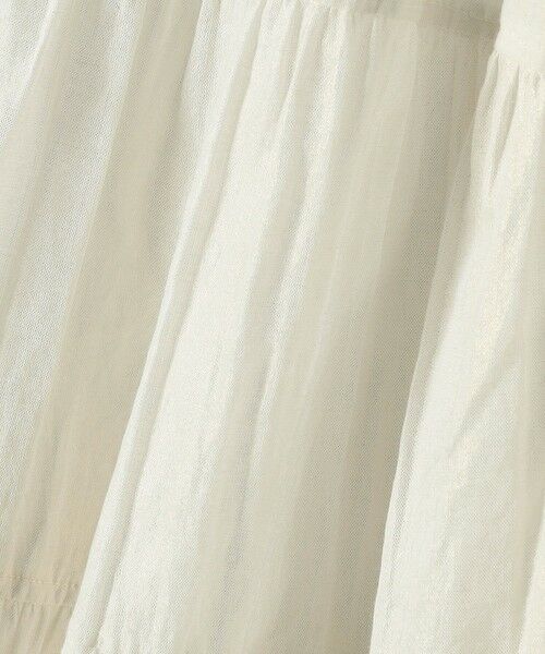 SHIPS / シップス シャツ・ブラウス | SHIPS any:〈手洗い可能〉箔 ティアード レースアップ フレンチスリーブ ブラウス | 詳細14