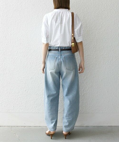 SHIPS / シップス シャツ・ブラウス | SHIPS any: エンブロイダリー シャンブレー スタンドカラー パフ ブラウス | 詳細2