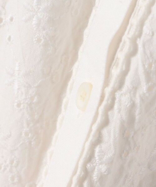 SHIPS / シップス シャツ・ブラウス | SHIPS any: エンブロイダリー シャンブレー スタンドカラー パフ ブラウス | 詳細12