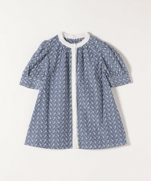 SHIPS / シップス シャツ・ブラウス | SHIPS any: エンブロイダリー シャンブレー スタンドカラー パフ ブラウス | 詳細21