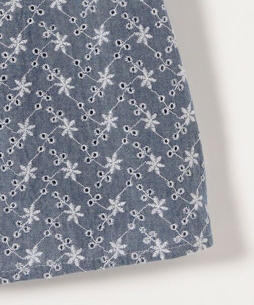 SHIPS / シップス シャツ・ブラウス | SHIPS any: エンブロイダリー シャンブレー スタンドカラー パフ ブラウス | 詳細24