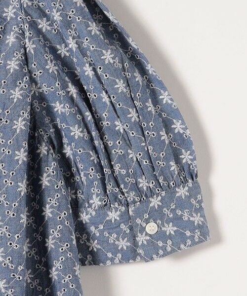 SHIPS / シップス シャツ・ブラウス | SHIPS any: エンブロイダリー シャンブレー スタンドカラー パフ ブラウス | 詳細26