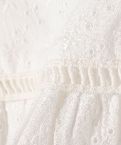 SHIPS / シップス シャツ・ブラウス | SHIPS any:〈洗濯機可能〉エンブロイダリー シャンブレー フレア ギャザー ブラウス | 詳細12