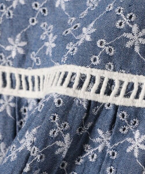 SHIPS / シップス シャツ・ブラウス | SHIPS any:〈洗濯機可能〉エンブロイダリー シャンブレー フレア ギャザー ブラウス | 詳細26