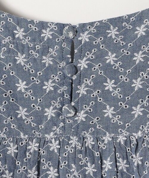 SHIPS / シップス シャツ・ブラウス | SHIPS any:〈洗濯機可能〉エンブロイダリー シャンブレー フレア ギャザー ブラウス | 詳細30