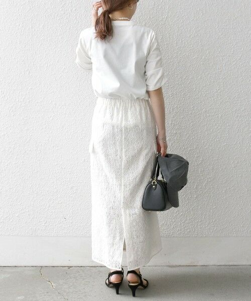 SHIPS / シップス Tシャツ | SHIPS any:〈UVカット/接触冷感/吸水速乾/洗濯機可能〉USAコットン ギャザー TEE | 詳細2