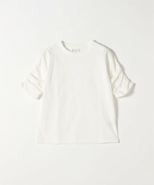 SHIPS / シップス Tシャツ | SHIPS any:〈UVカット/接触冷感/吸水速乾/洗濯機可能〉USAコットン ギャザー TEE | 詳細10