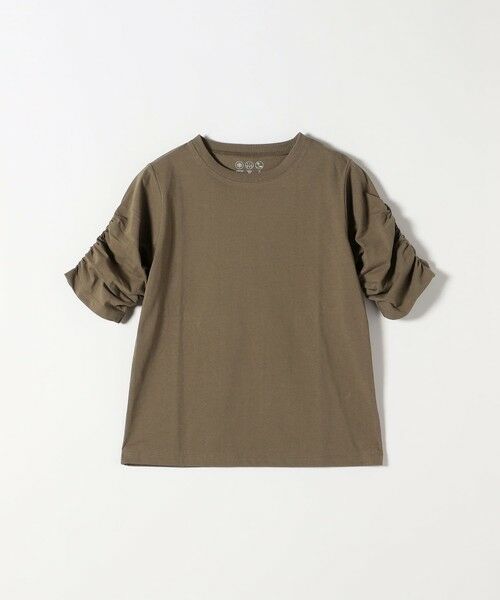 SHIPS / シップス Tシャツ | SHIPS any:〈UVカット/接触冷感/吸水速乾/洗濯機可能〉USAコットン ギャザー TEE | 詳細22