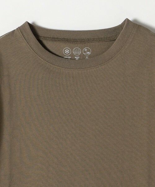 SHIPS / シップス Tシャツ | SHIPS any:〈UVカット/接触冷感/吸水速乾/洗濯機可能〉USAコットン ギャザー TEE | 詳細24