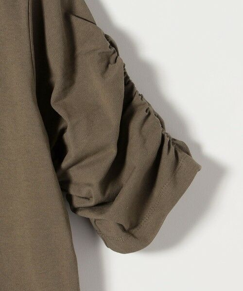 SHIPS / シップス Tシャツ | SHIPS any:〈UVカット/接触冷感/吸水速乾/洗濯機可能〉USAコットン ギャザー TEE | 詳細25