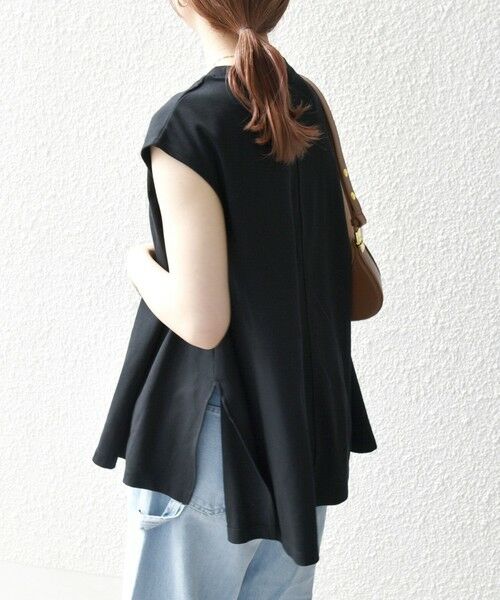 SHIPS / シップス カットソー | SHIPS any:〈接触冷感/汗染み防止加工/洗濯機可能〉Aライン フレンチスリーブ TEE | 詳細15