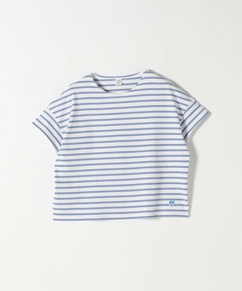SHIPS for women/シップスウィメン ORCIVAL:〈手洗い可能〉マリンボーダー ボックス ショートスリーブ TEE ラベンダー ONE SIZE SHIPS for women/シップスウィメン ORCIVAL:〈手洗い可能〉マリンボーダー ボックス ショートスリーブ TEE ラベンダー ONE SIZE
