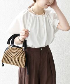 【Ralph Lauren】ストレッチコットンボートネックTシャツ RALPH LAUREN｜フローラル ストレッチ コットン ボートネック T
