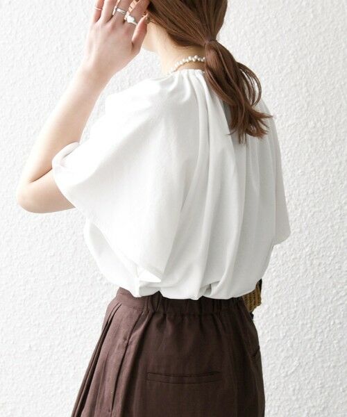 SHIPS / シップス Tシャツ | SHIPS any:〈UVカット/接触冷感/吸水速乾/洗濯機可能〉USAコットン フレア TEE | 詳細12