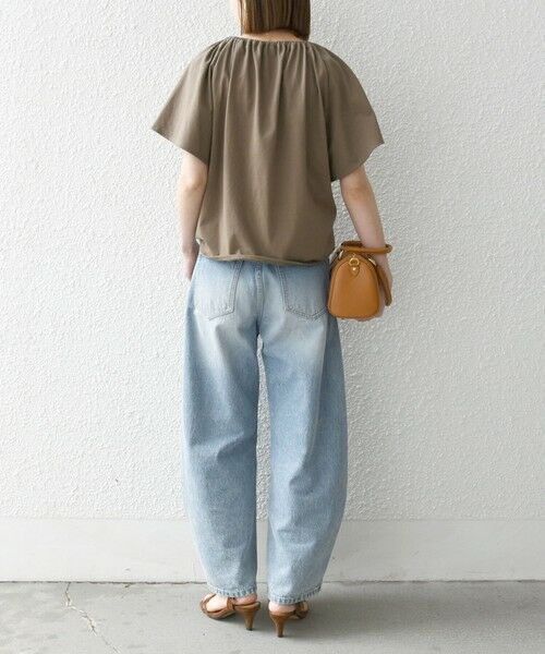 SHIPS / シップス Tシャツ | SHIPS any:〈UVカット/接触冷感/吸水速乾/洗濯機可能〉USAコットン フレア TEE | 詳細27