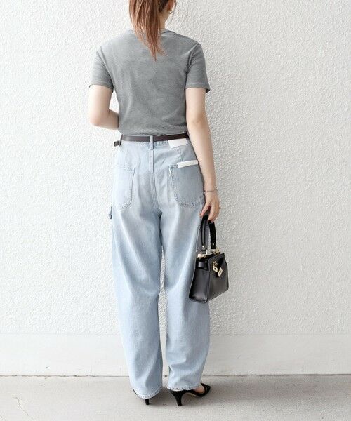 SHIPS / シップス Tシャツ | 【SHIPS any別注】PETIT BATEAU: ロゴ プリント コンパクト ボーダー TEE 25SS | 詳細2