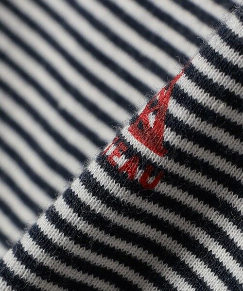 SHIPS / シップス Tシャツ | 【SHIPS any別注】PETIT BATEAU: ロゴ プリント コンパクト ボーダー TEE 25SS | 詳細13