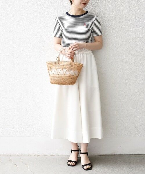 SHIPS / シップス Tシャツ | 【SHIPS any別注】PETIT BATEAU: ロゴ プリント コンパクト ボーダー TEE 25SS | 詳細14