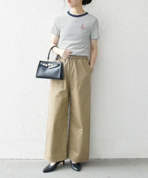 SHIPS / シップス Tシャツ | 【SHIPS any別注】PETIT BATEAU: ロゴ プリント コンパクト ボーダー TEE 25SS | 詳細23