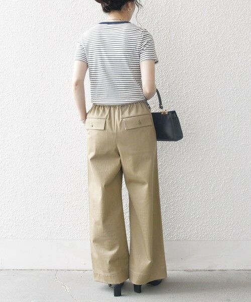 SHIPS / シップス Tシャツ | 【SHIPS any別注】PETIT BATEAU: ロゴ プリント コンパクト ボーダー TEE 25SS | 詳細24