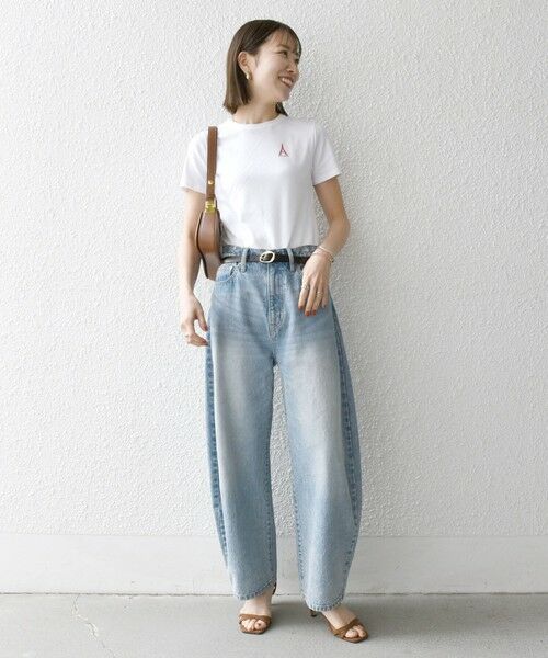 SHIPS / シップス Tシャツ | 【SHIPS any別注】PETIT BATEAU: ロゴ プリント コンパクト TEE 25SS | 詳細1