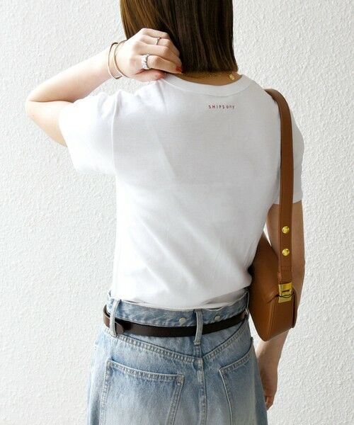 SHIPS / シップス Tシャツ | 【SHIPS any別注】PETIT BATEAU: ロゴ プリント コンパクト TEE 25SS | 詳細4