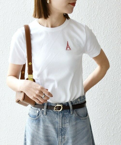 SHIPS / シップス Tシャツ | 【SHIPS any別注】PETIT BATEAU: ロゴ プリント コンパクト TEE 25SS | 詳細7