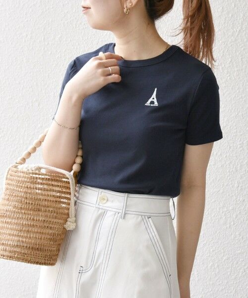 SHIPS / シップス Tシャツ | 【SHIPS any別注】PETIT BATEAU: ロゴ プリント コンパクト TEE 25SS | 詳細16