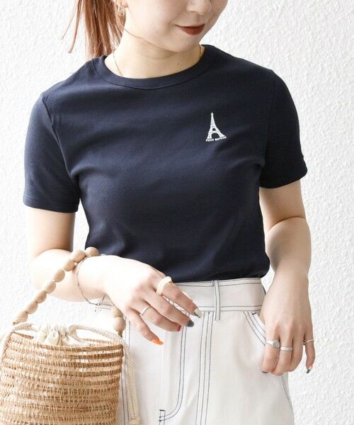 SHIPS / シップス Tシャツ | 【SHIPS any別注】PETIT BATEAU: ロゴ プリント コンパクト TEE 25SS | 詳細17