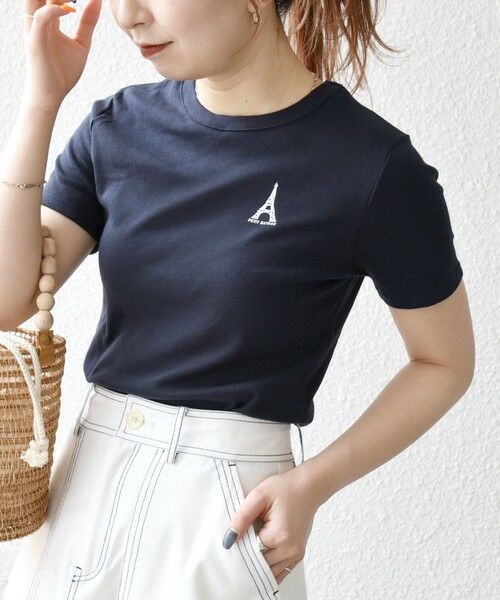 SHIPS / シップス Tシャツ | 【SHIPS any別注】PETIT BATEAU: ロゴ プリント コンパクト TEE 25SS | 詳細18