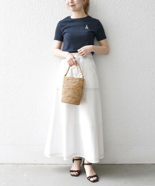 SHIPS / シップス Tシャツ | 【SHIPS any別注】PETIT BATEAU: ロゴ プリント コンパクト TEE 25SS | 詳細11